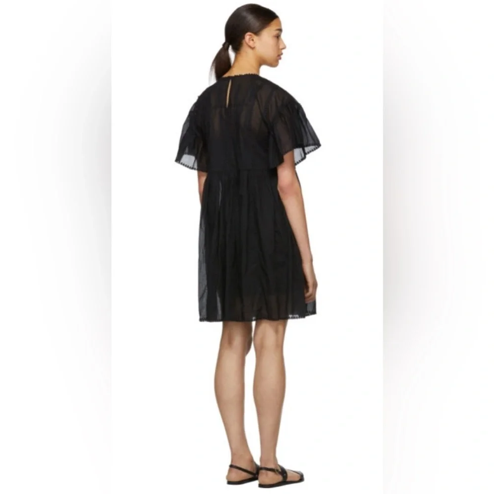 Isabel Marant Etoile Annaelle Embroidered Lace MiniDressRomantic Fairy Gruhge,12 - Picture 3 of 15